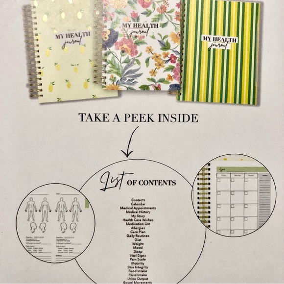 Planner Notebook “My Health Planner” Journal McLellan Shelley | Hardcover - Picture 10 of 13